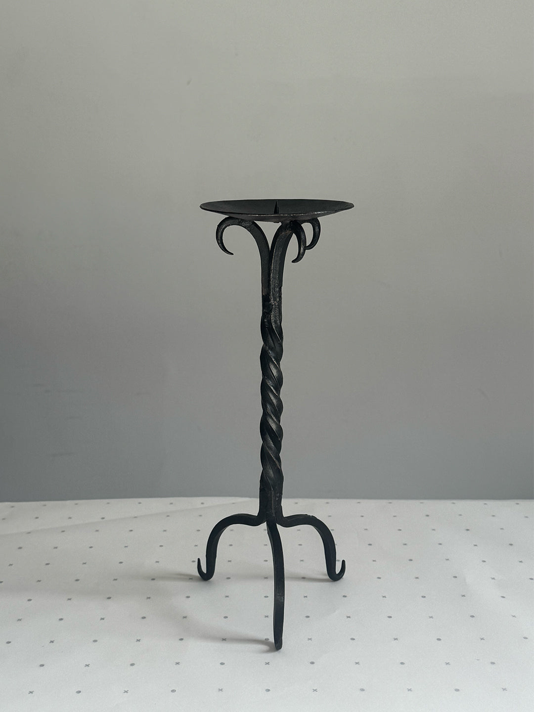 A Pair of Brutalist Candleholders