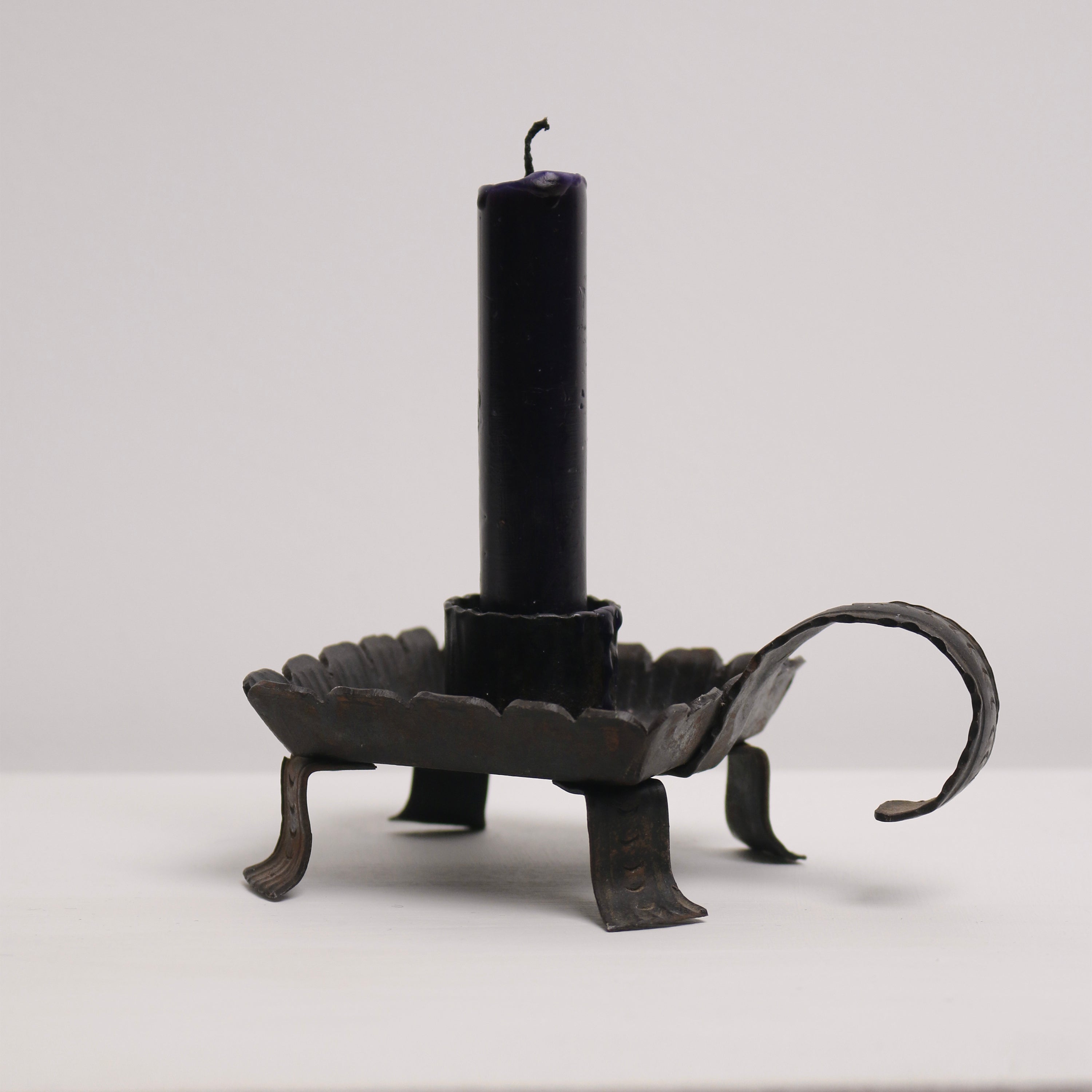 Antique Wrought Iron Chamber-stick