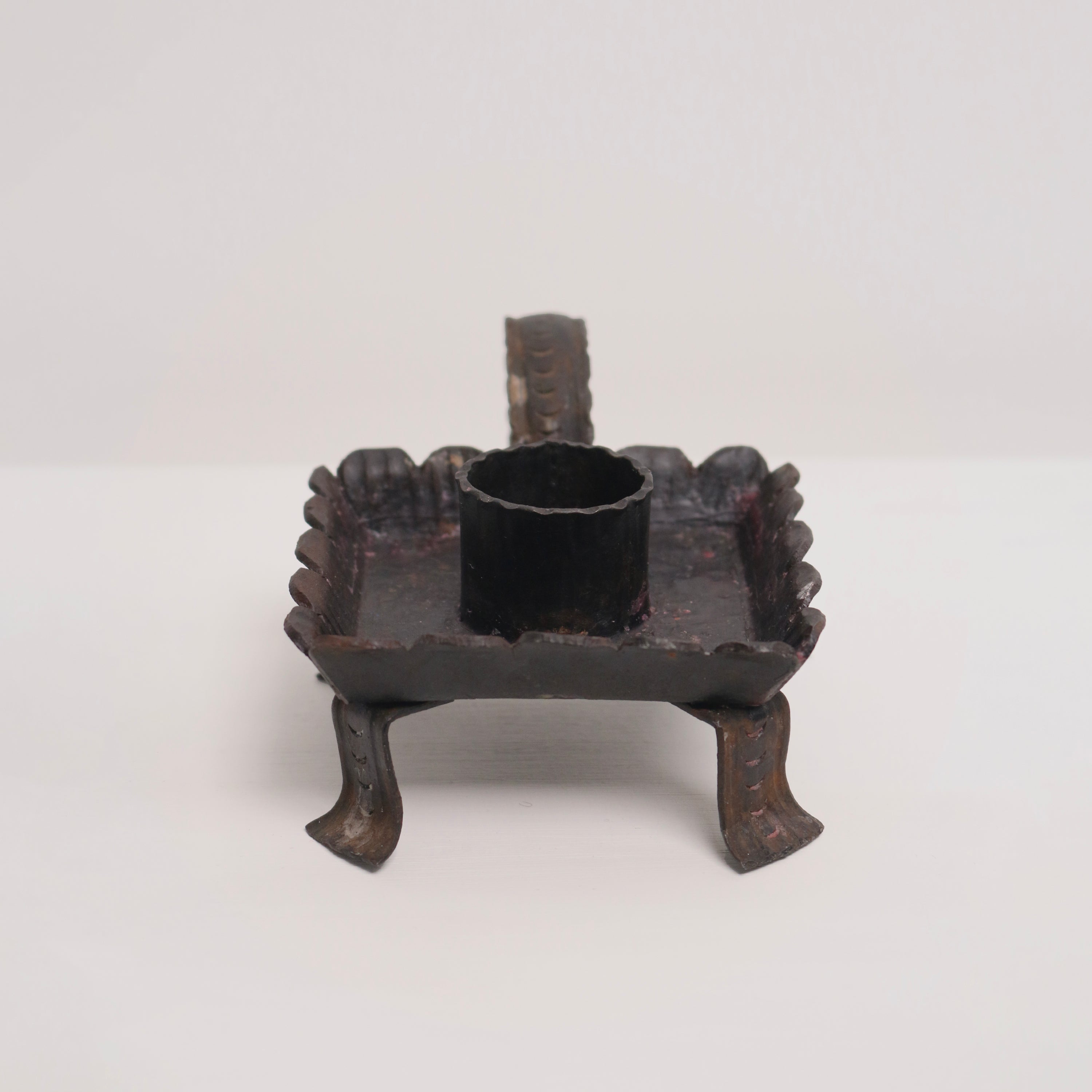 Antique Wrought Iron Chamber-stick