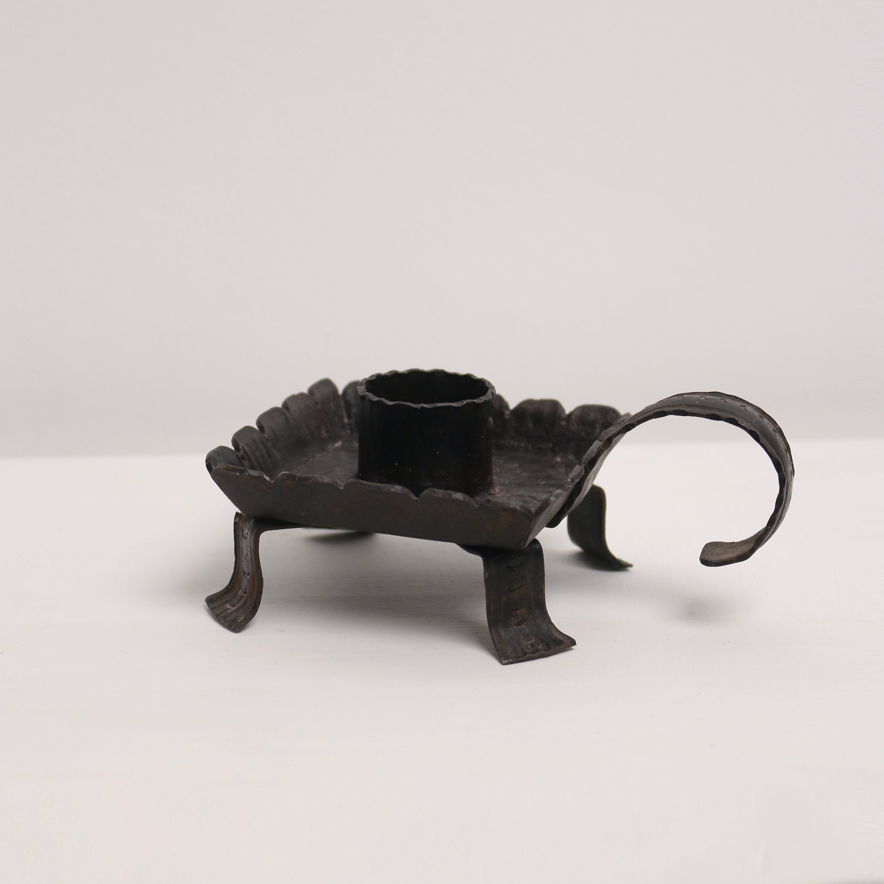 Antique Wrought Iron Chamber-stick
