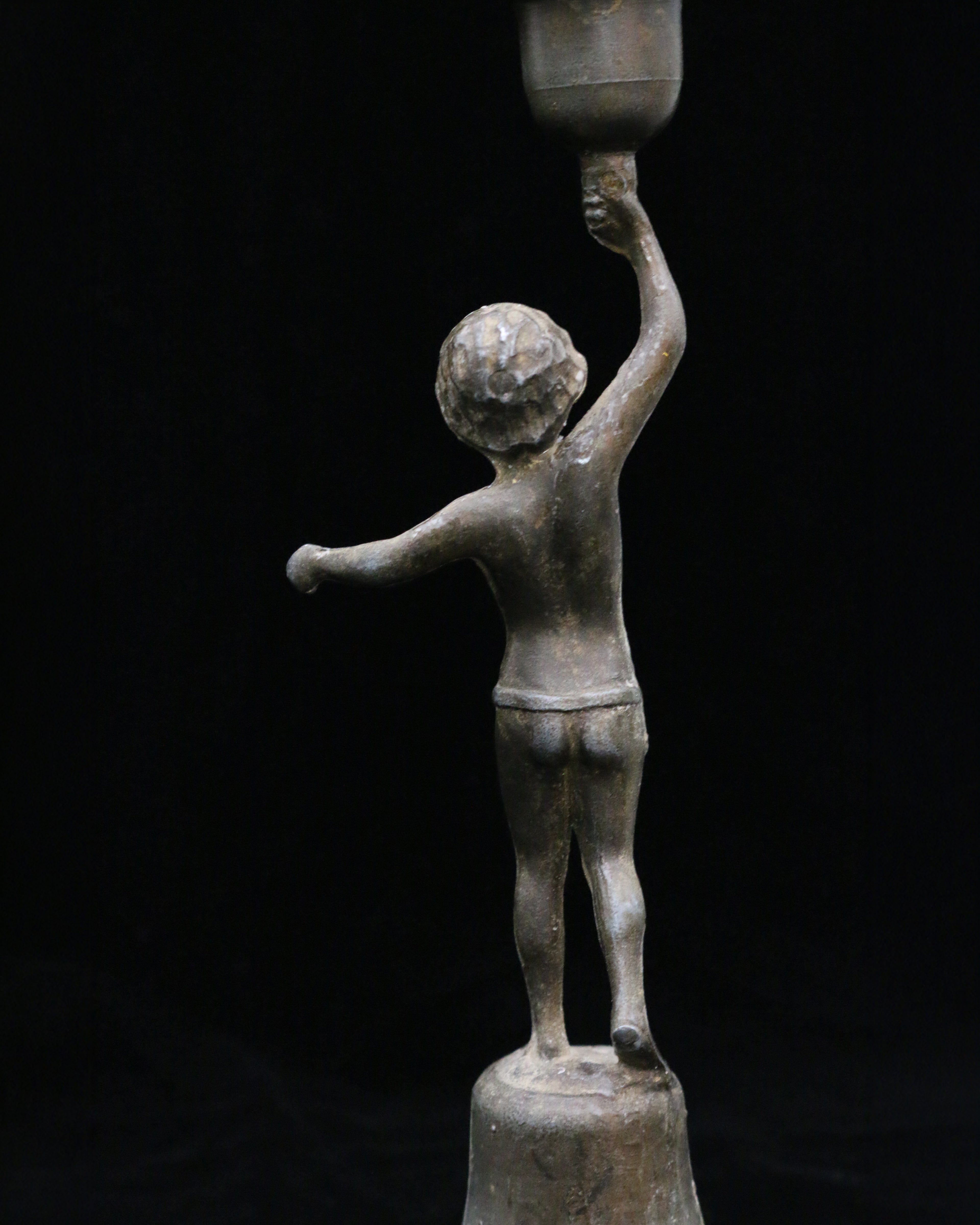 20th Century Cherub Candleholder