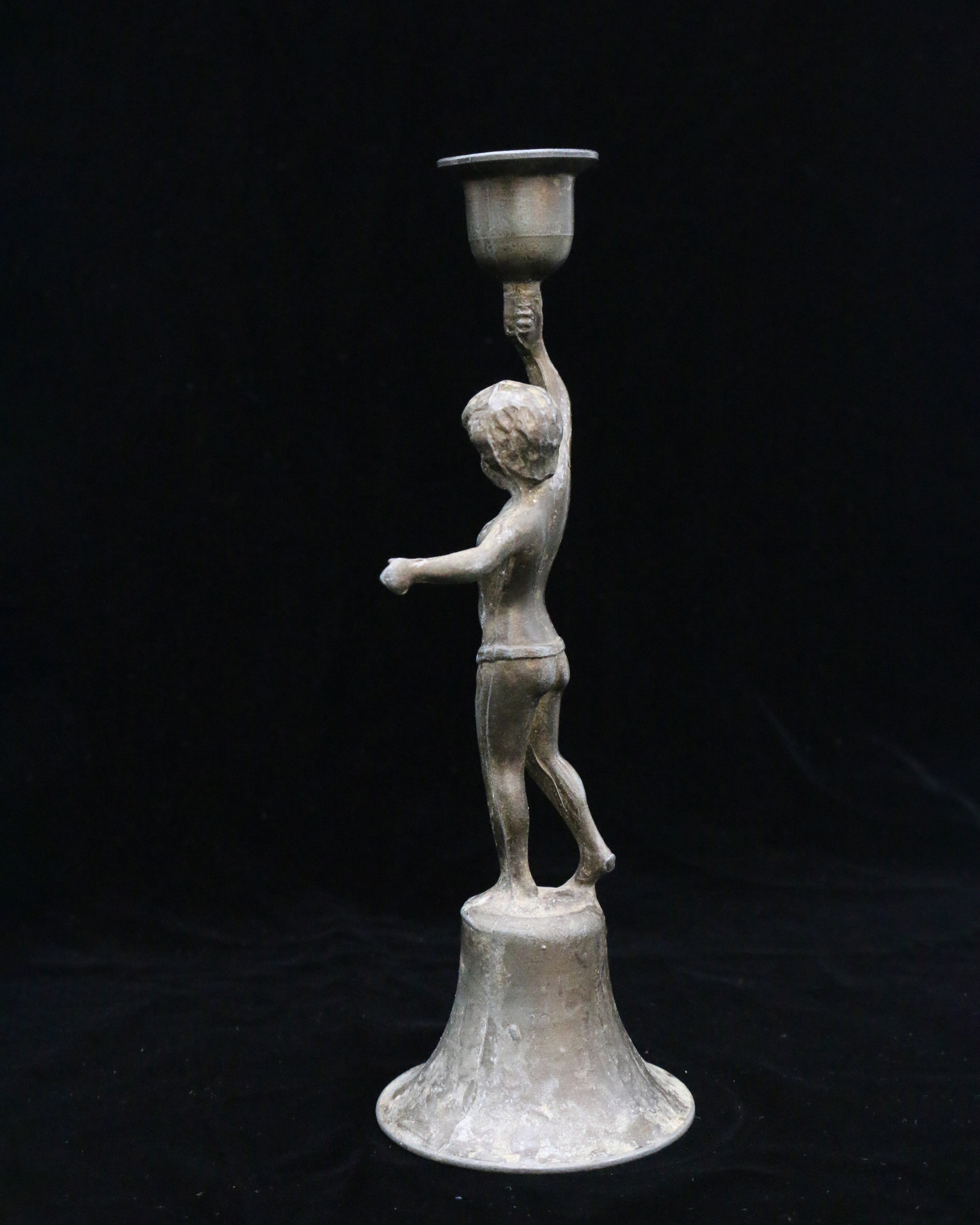 20th Century Cherub Candleholder