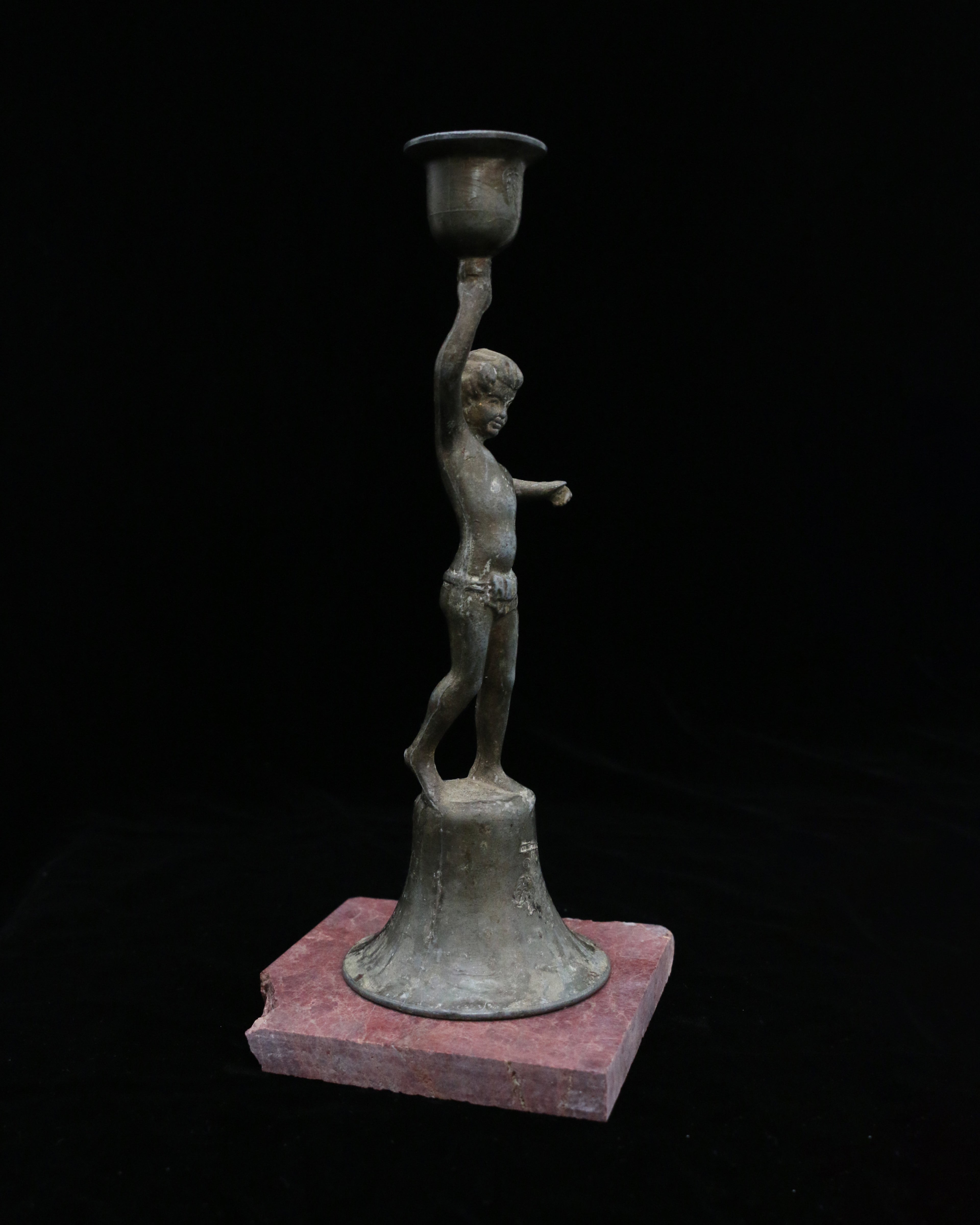 20th Century Cherub Candleholder