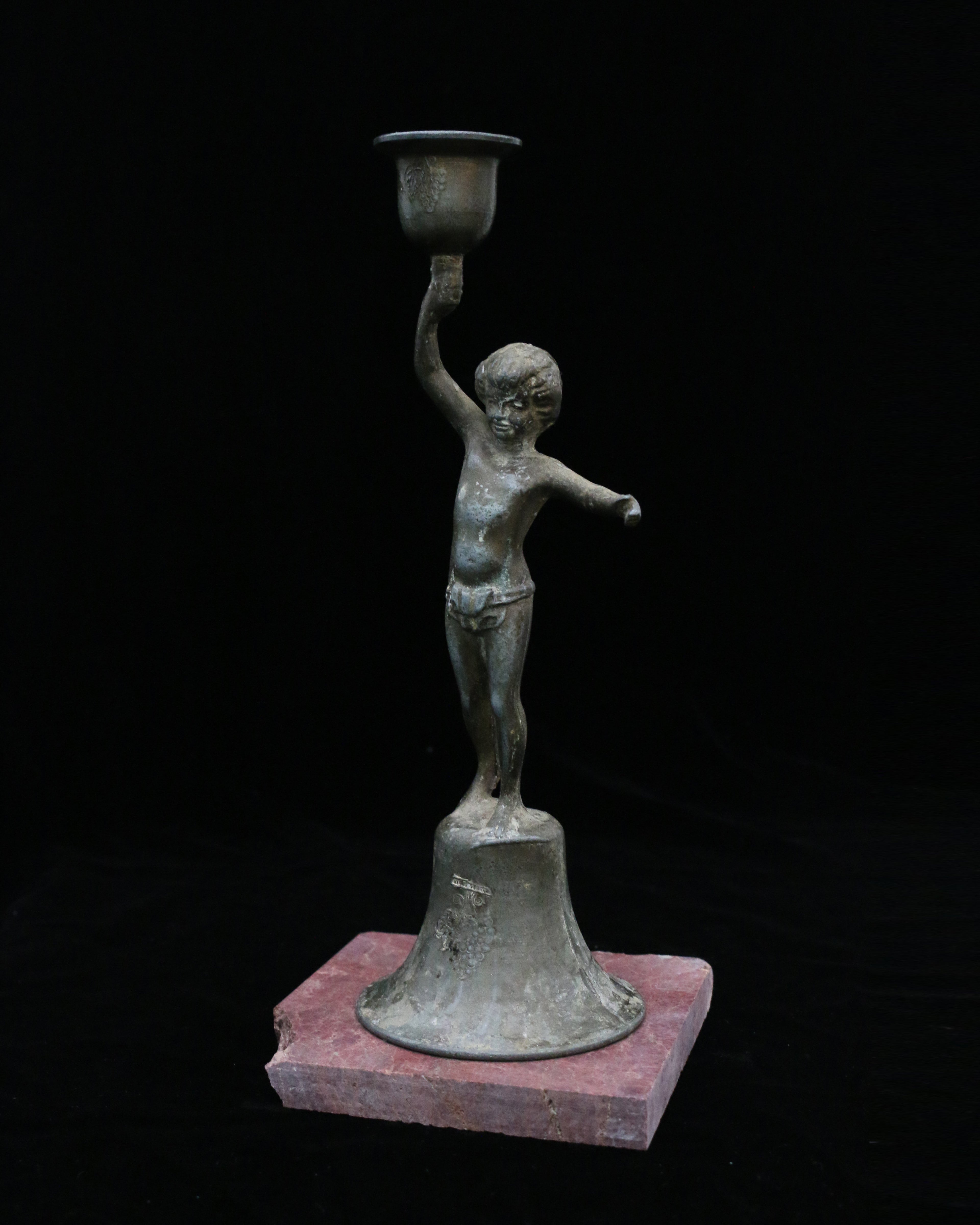 20th Century Cherub Candleholder