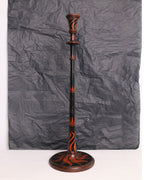 Wooden candlestick
