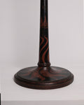 Wooden candlestick
