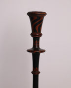 Wooden candlestick