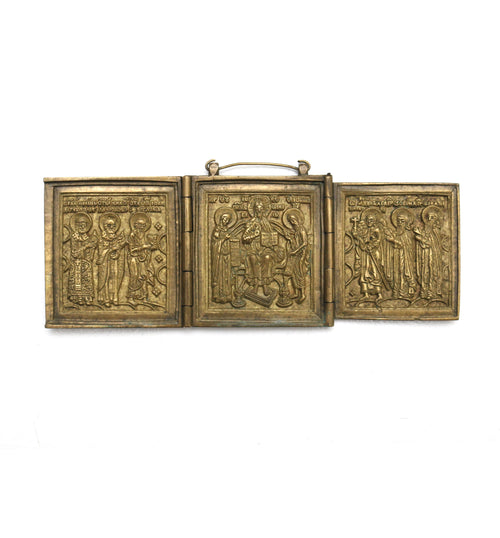 Portable personal altar (triptych)